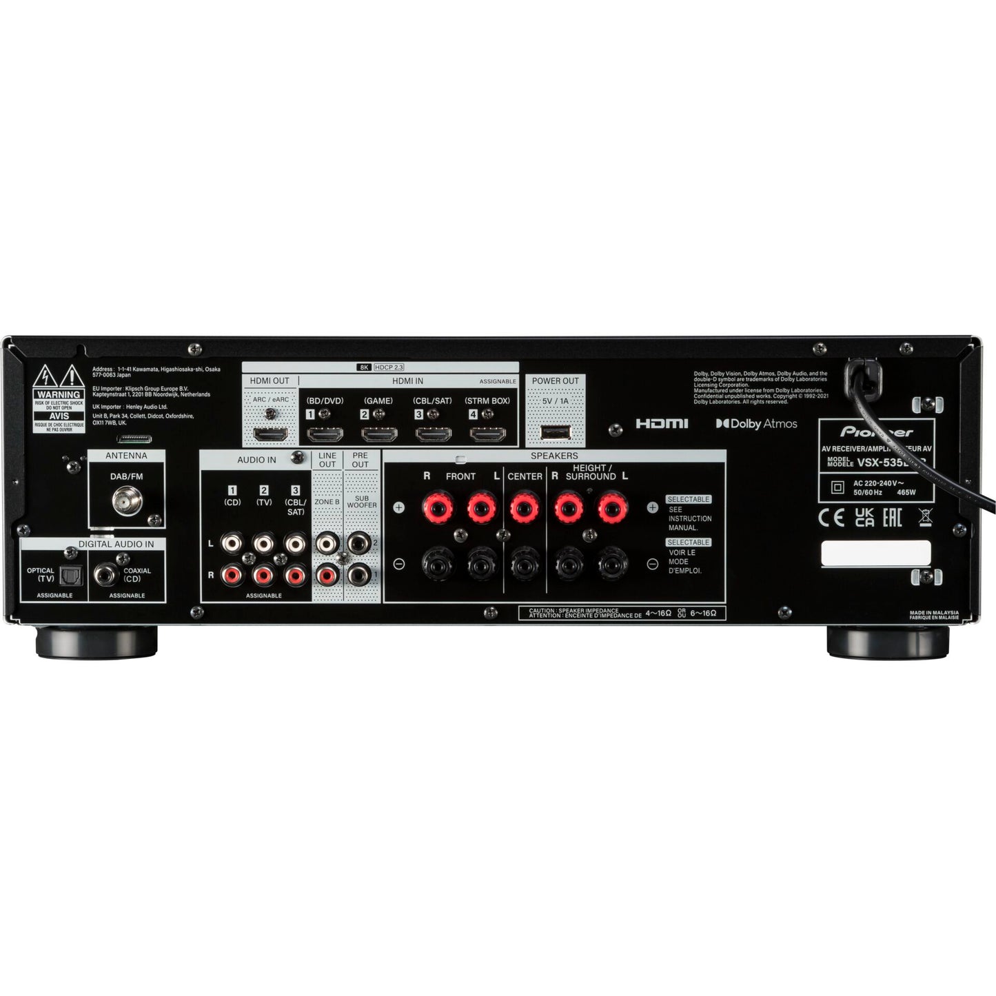 Pioneer VSX-535D-B black
