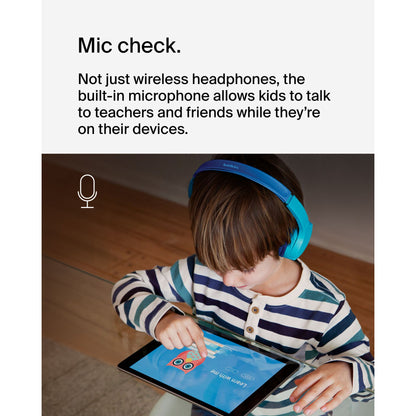 Belkin Soundform Mini-On-Ear for Kids BT USB-C blue AUD002btBLV3