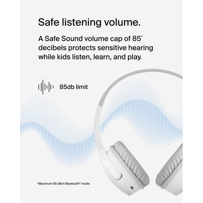 Belkin Soundform Mini-On-Ear for Kids BT USB-C white AUD002btWTV3