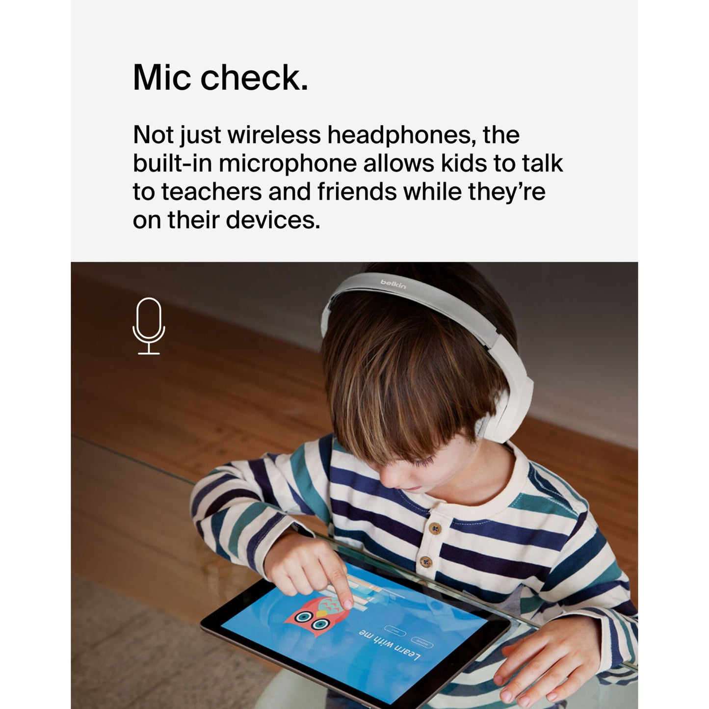 Belkin Soundform Mini-On-Ear for Kids BT USB-C white AUD002btWTV3