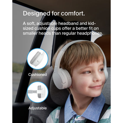 Belkin Soundform Mini-On-Ear for Kids BT USB-C white AUD002btWTV3