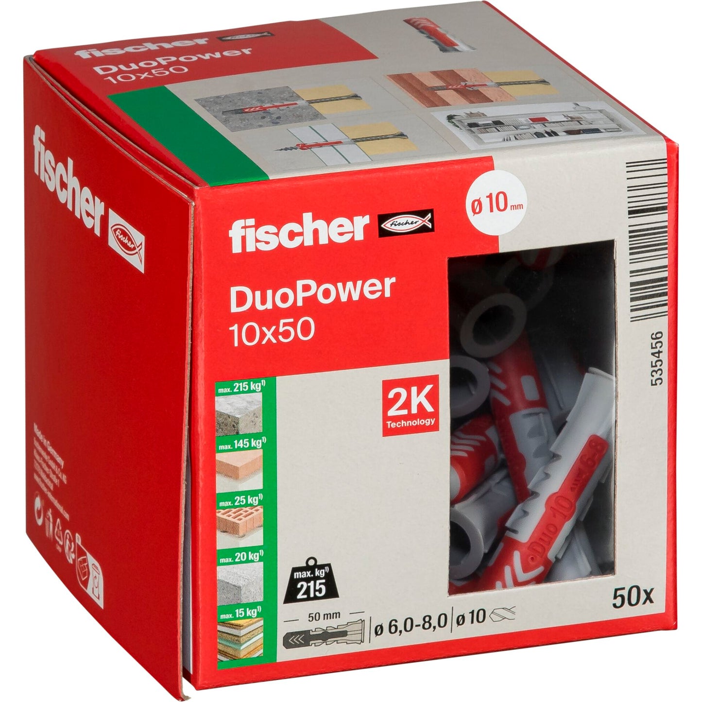 Fischer DUOPOWER 10x50 50 pcs
