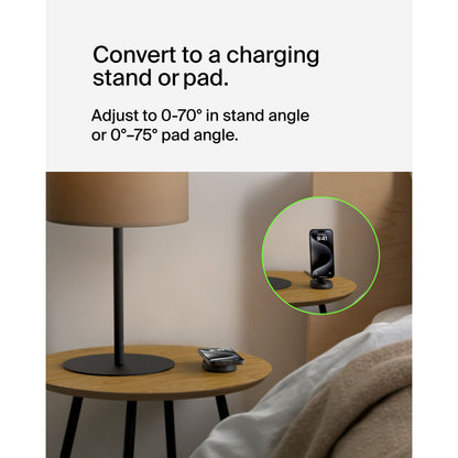 Belkin BOOST Charge Pro Qi2 15W magn.Charg.Stand bl. WIA008btBK