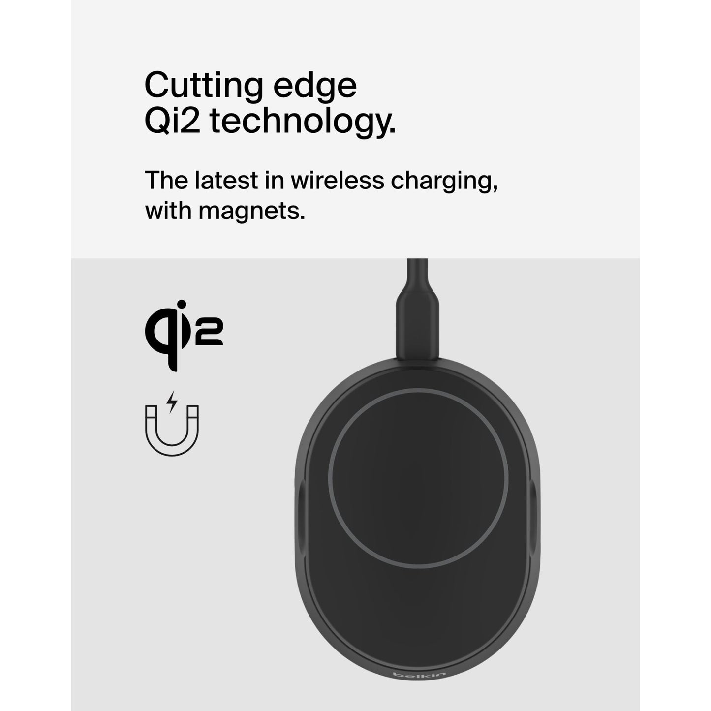 Belkin BOOST Charge Pro Qi2 15W magn.Charg.Stand bl. WIA008btBK