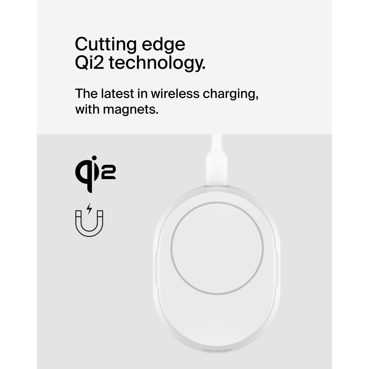 Belkin BOOST Charge Pro Qi2 15W magn.Charg.Stand wh. WIA008btWH