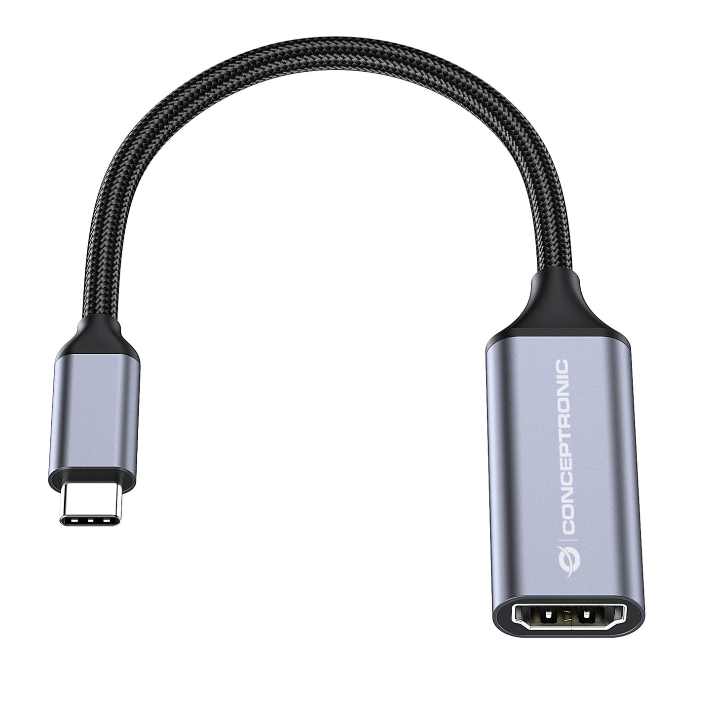 Conceptronic ABBY09G USB-C-to-HDMI-Adapter, 4K 60Hz