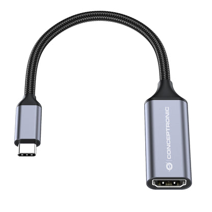 Conceptronic ABBY09G USB-C-to-HDMI-Adapter, 4K 60Hz