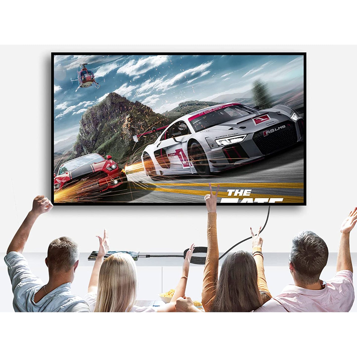 Conceptronic ABBY10G USB-C to HDMI-Cable, 4K 60Hz