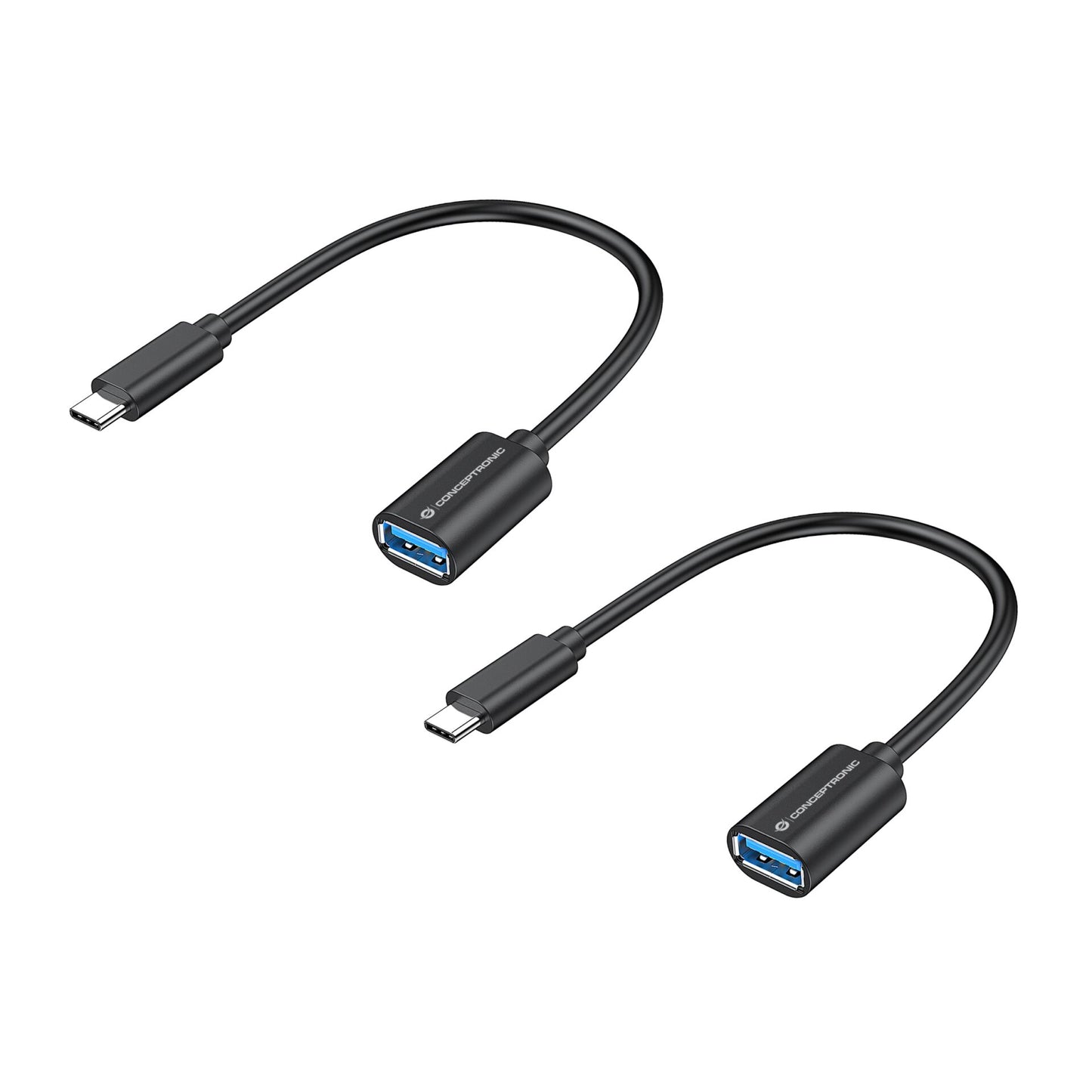 Conceptronic ABBY11B OTG-Adapter for USB-C to USB-A