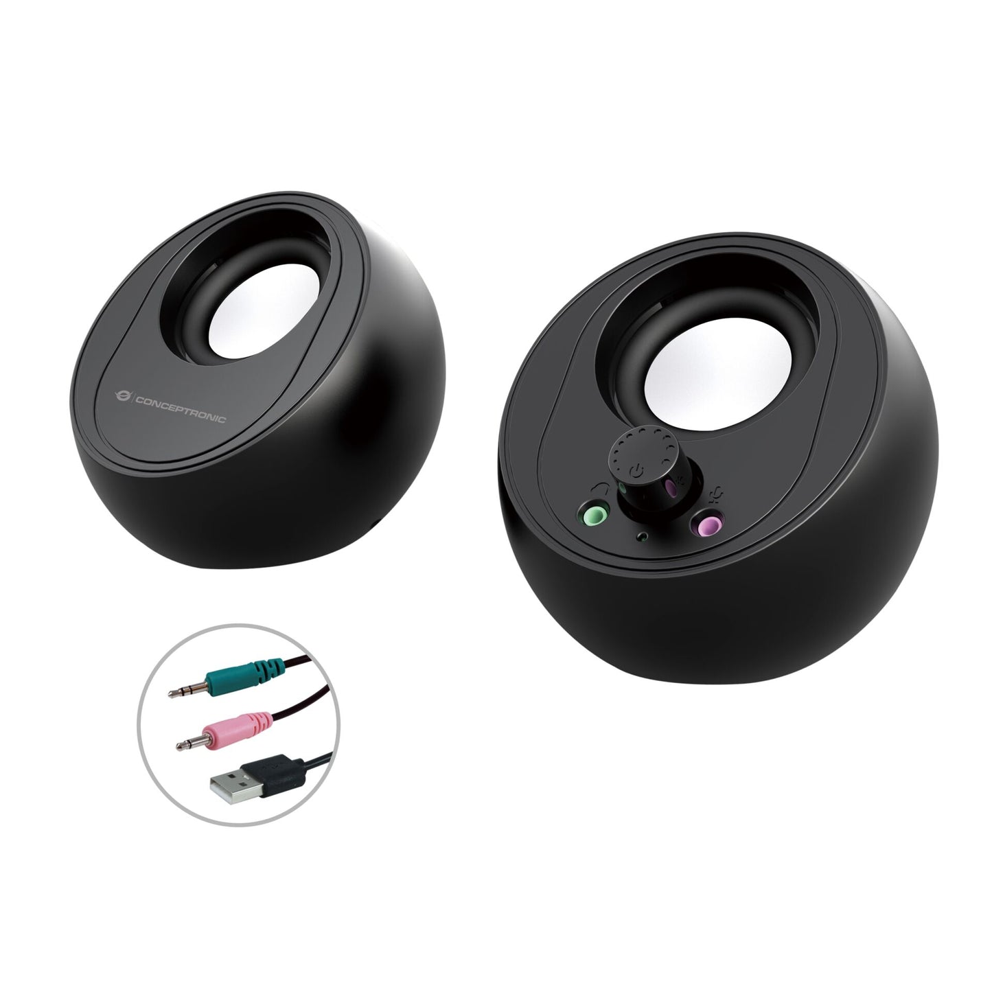 Conceptronic BJORN01B 2.0-Channel-Computer-Speaker