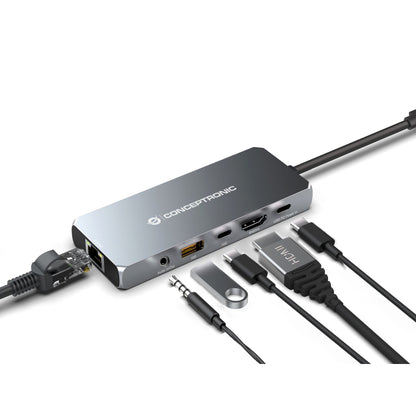 Conceptronic DONN22G 6-in-1 Docking Station
