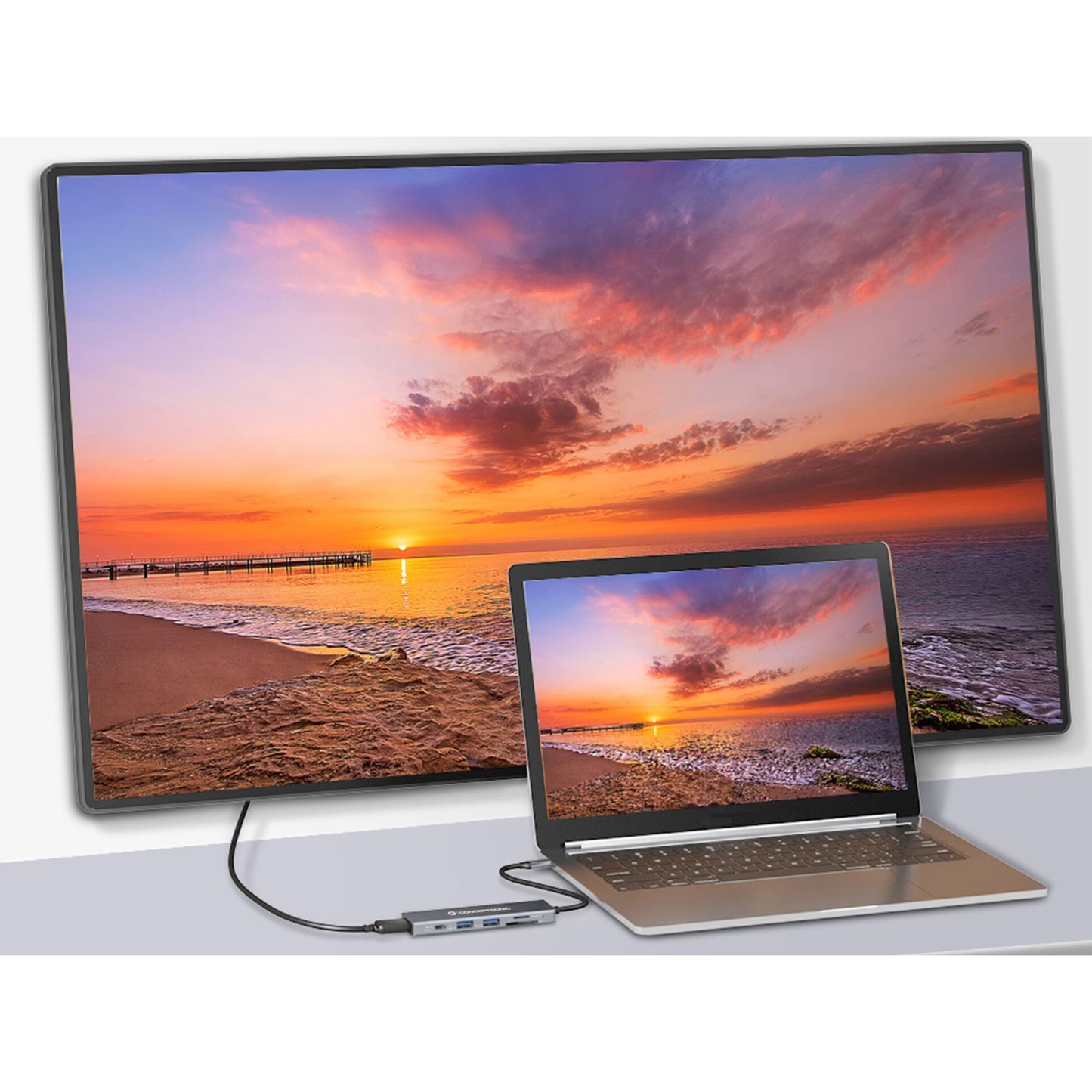 Conceptronic DONN23G 6-in-1 Docking Station