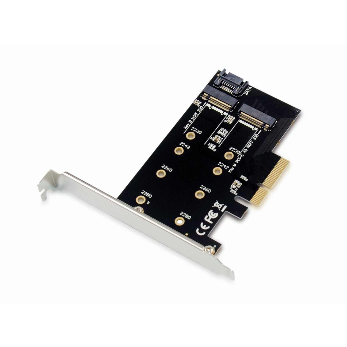 Conceptronic EMRICK04B 2-in-1-M.2-SSD-PCIe-Card