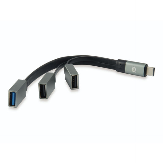Conceptronic HUBBIES01G 3-Port USB 3.0/2.0 Cable Hub