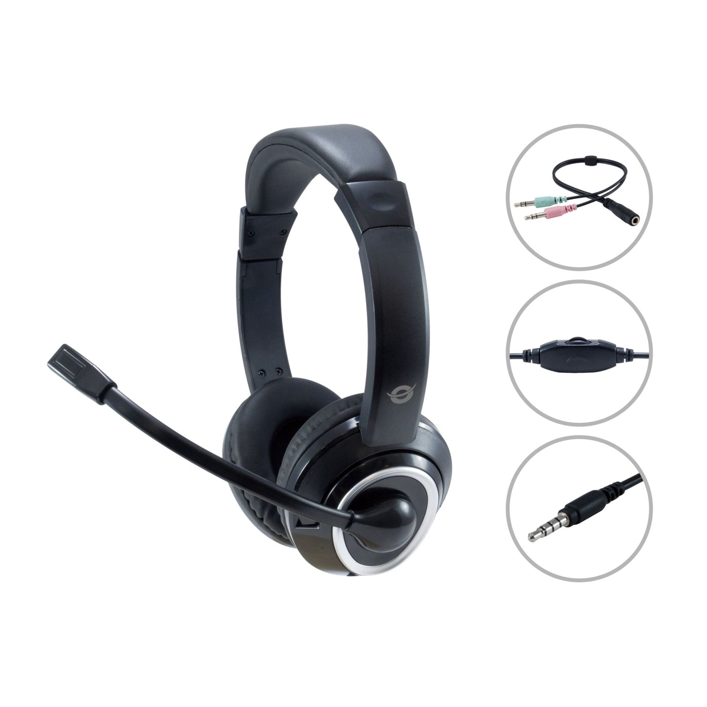Conceptronic POLONA02BA Stereo-Headset