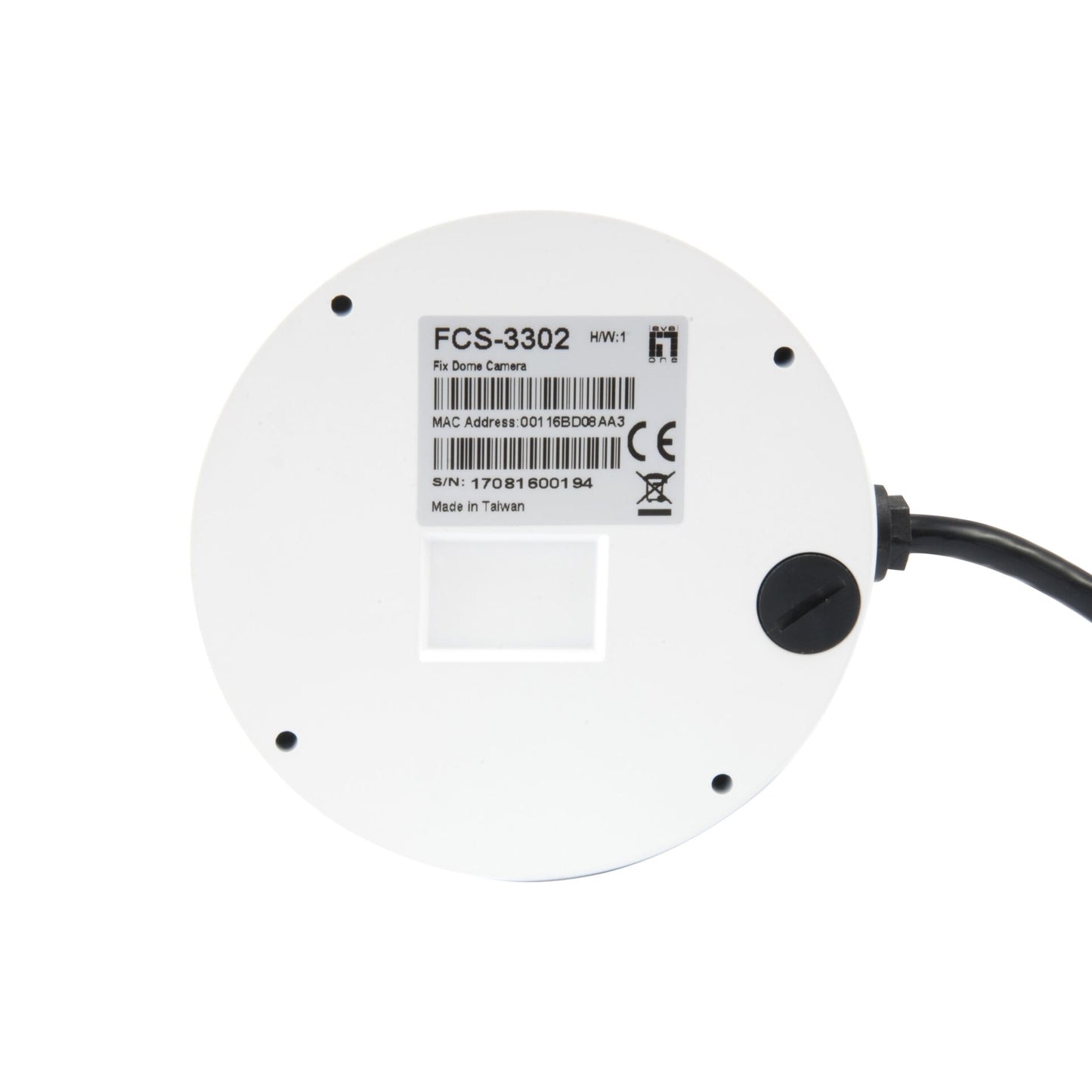 LevelOne FCS-3302 HUBBLE Fixed Dome IP Network Camera 3MP