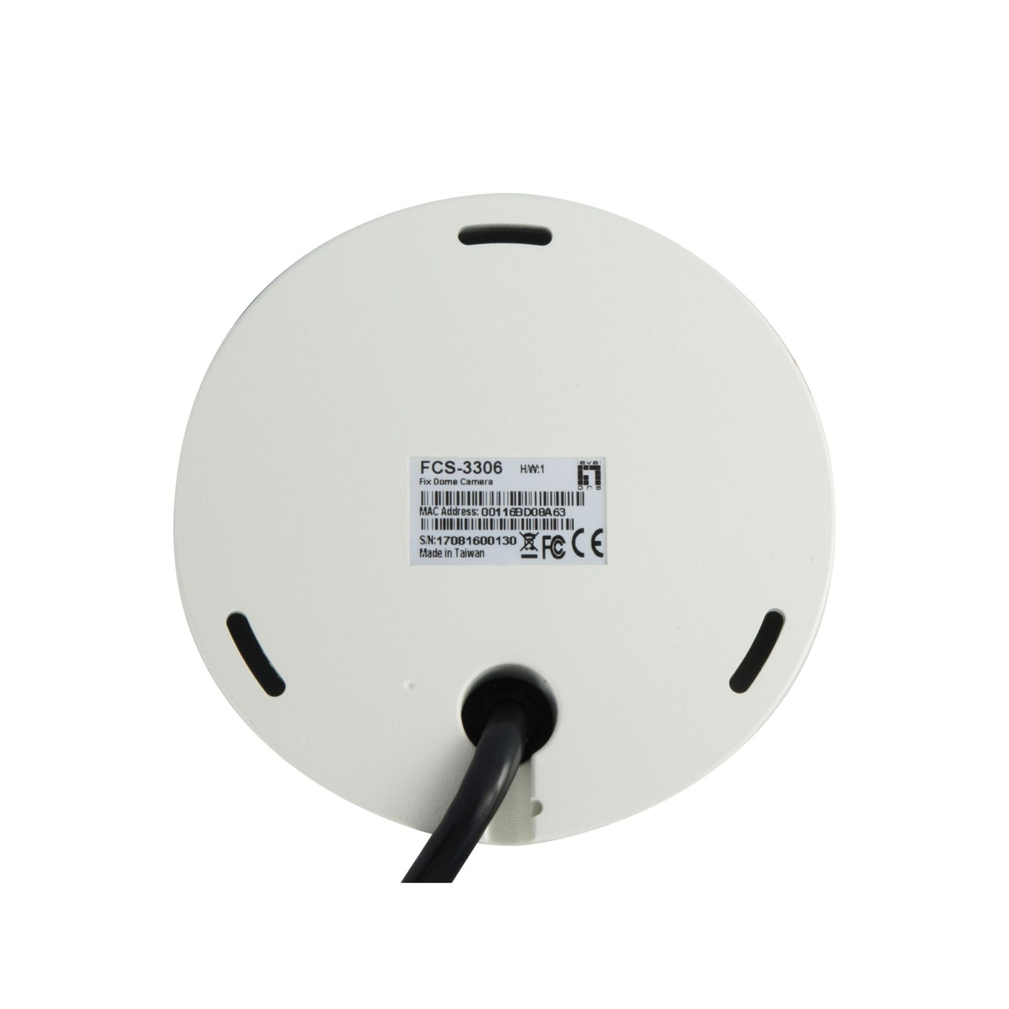 LevelOne FCS-3306 HUBBLE Fixed Dome IP Network Camera 3MP