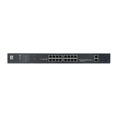 LevelOne FGP-2031 20-Port-Fast Ethernet-PoE-Switch