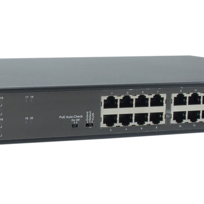 LevelOne FGP-2031 20-Port-Fast Ethernet-PoE-Switch