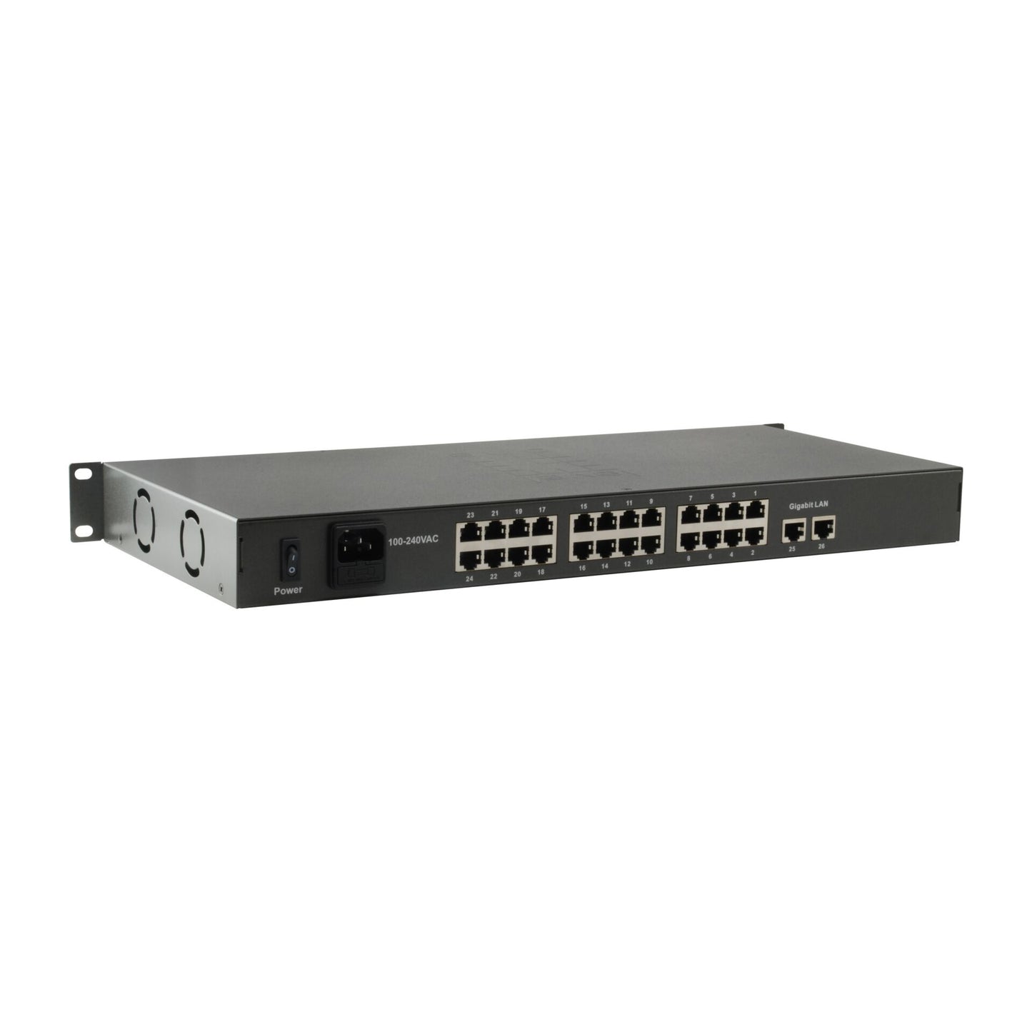 LevelOne FGP-2601W150 26-Port-Fast Ethernet-PoE-Switch