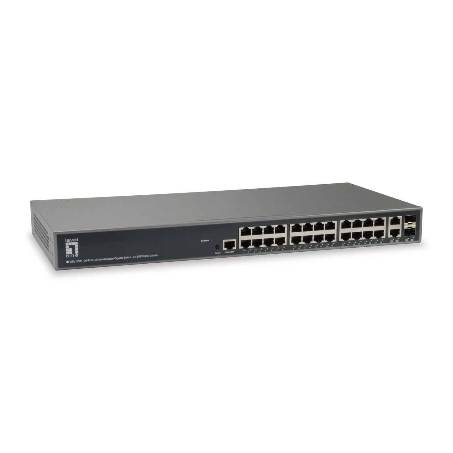 LevelOne GEL-2681 TURING 26-Port L3 Lite Managed Switch
