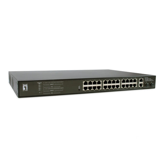 LevelOne GEP-2821 28-Port-Gigabit-PoE-Switch