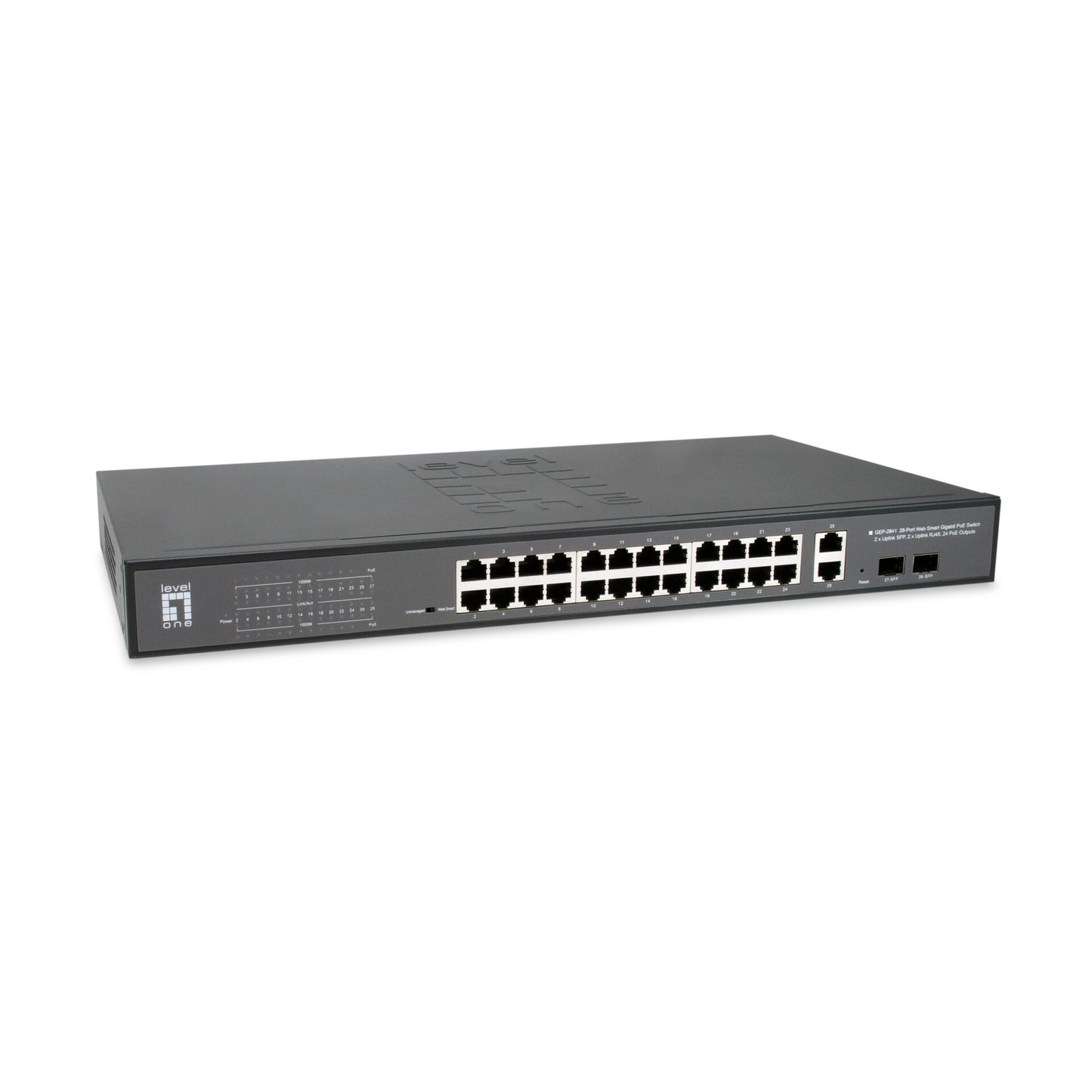 LevelOne GEP-2841 28-Port Smart Gigabit PoE Switch