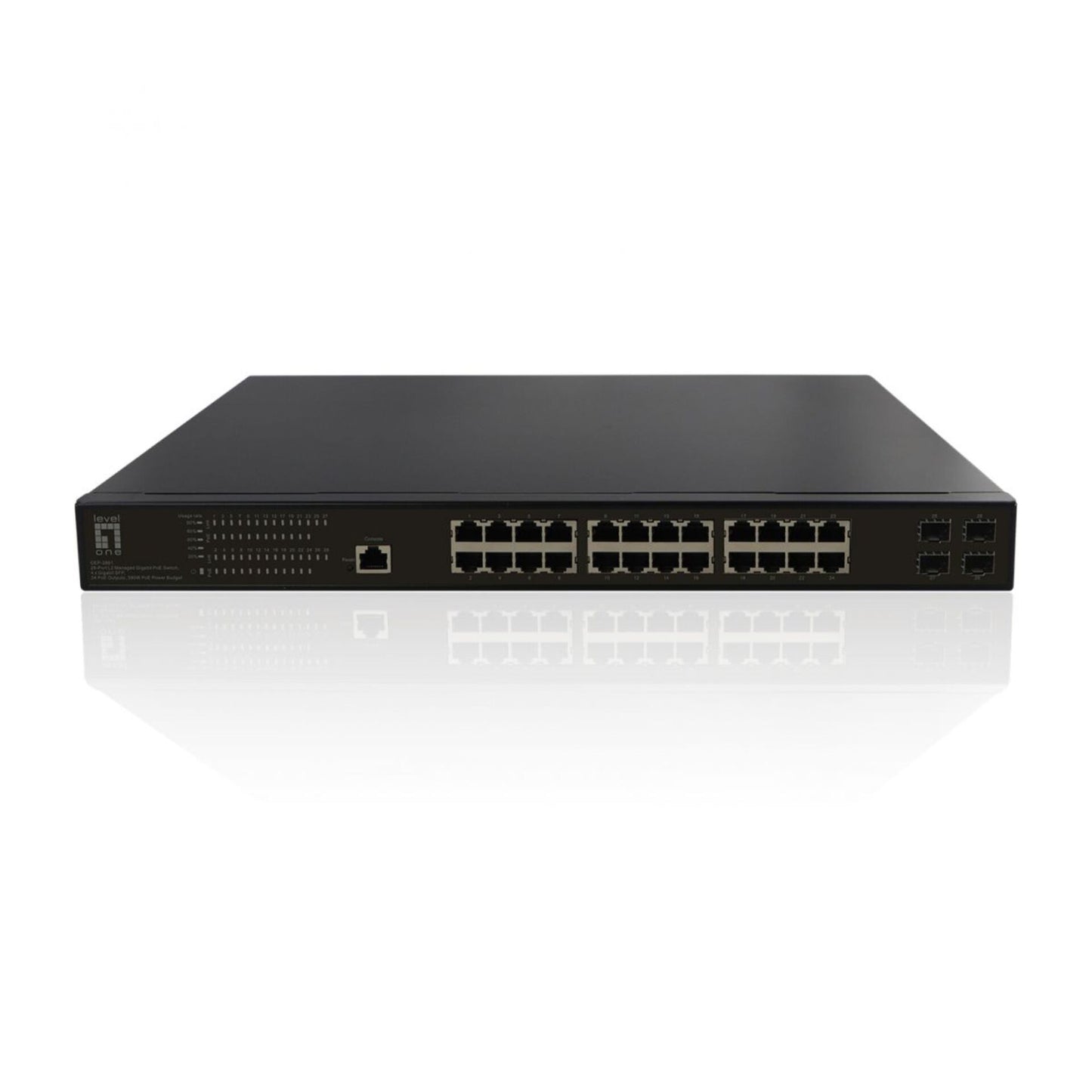 LevelOne GEP-2861 28-Port L2 Gigabit PoE Switch