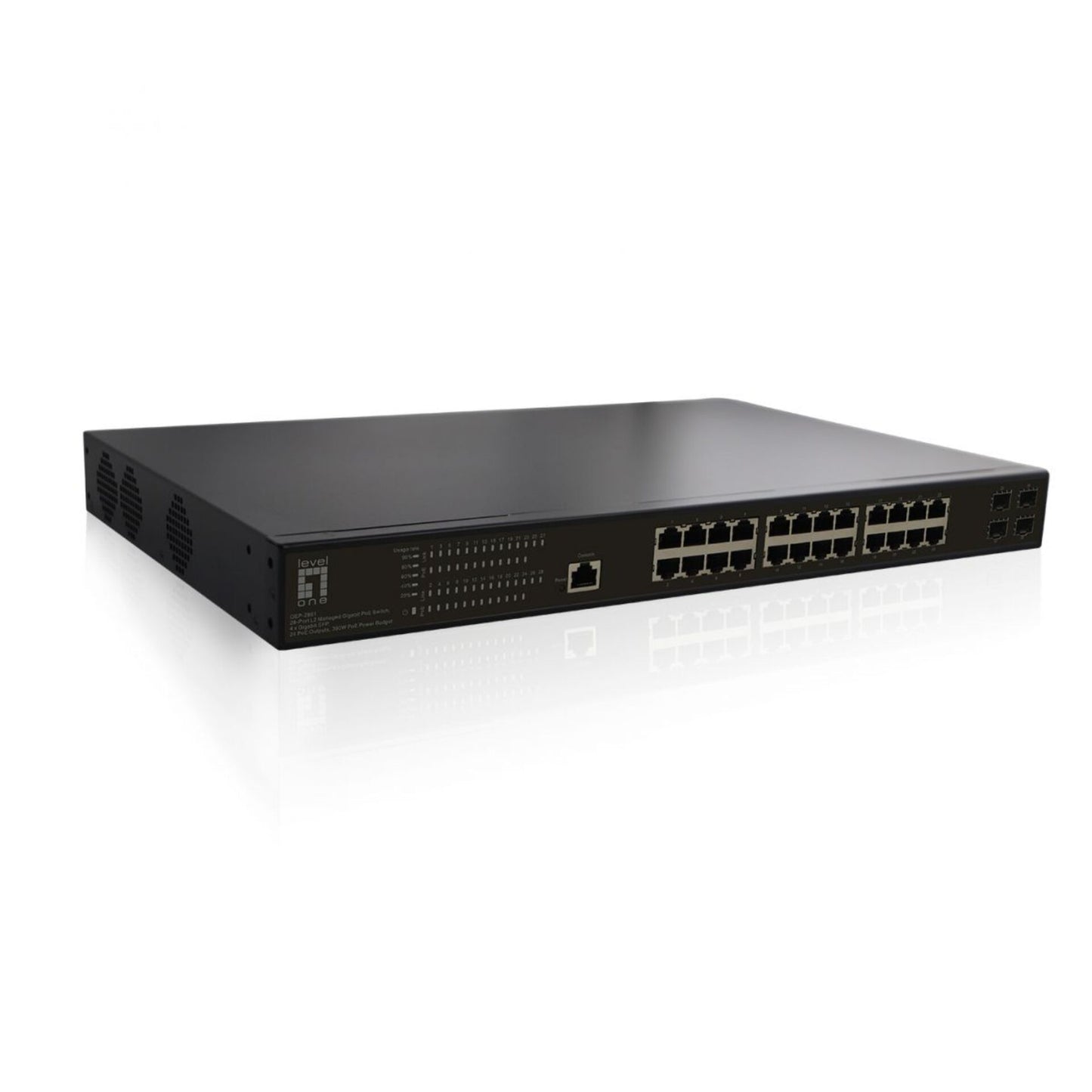 LevelOne GEP-2861 28-Port L2 Gigabit PoE Switch