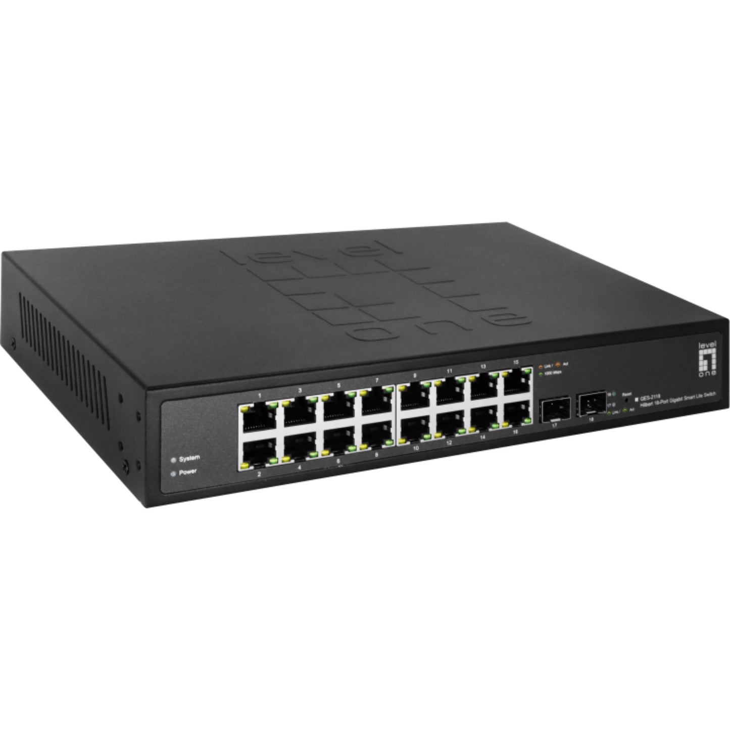 LevelOne GES-2118 Hilbert 18-Port Gigabit Smart Switch