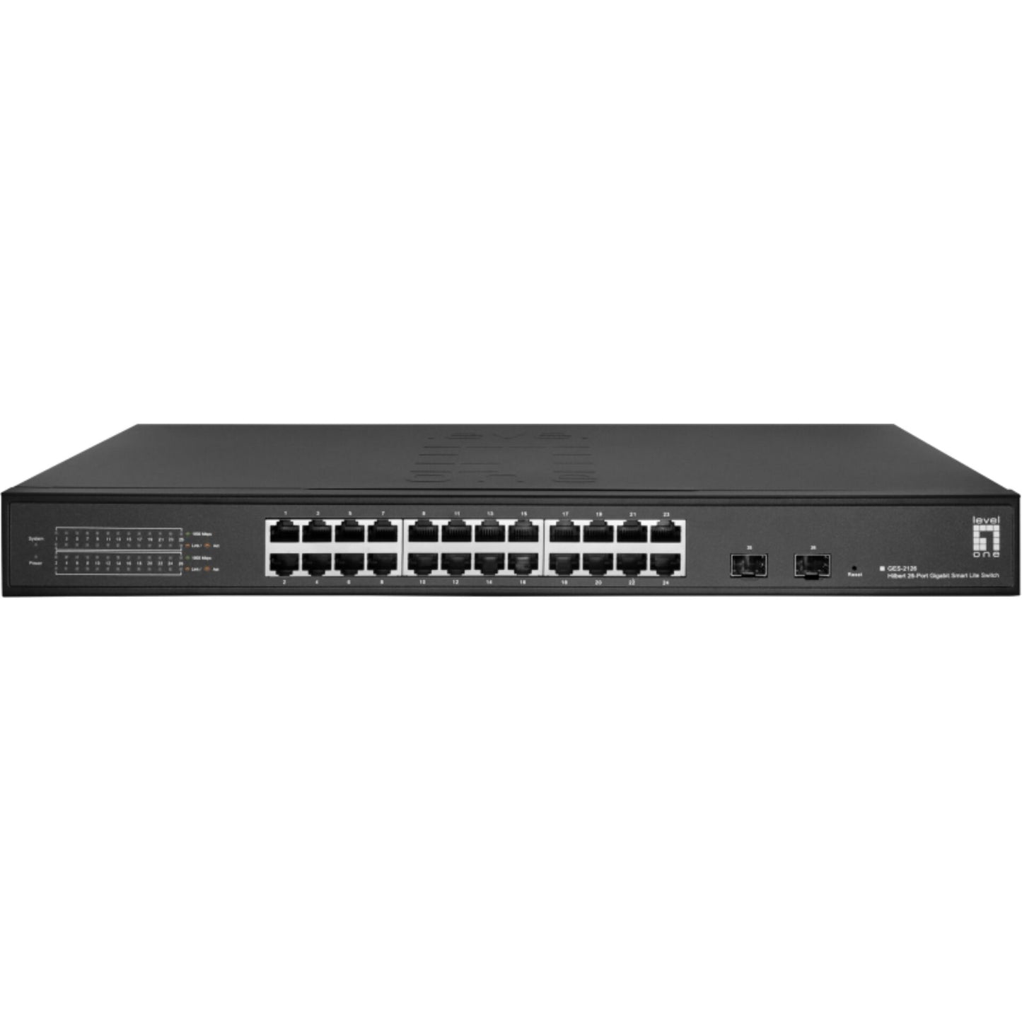 LevelOne GES-2126 Hilbert 26-Port Gigabit Smart Switch