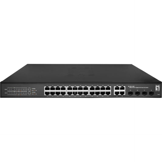 LevelOne GES-2128P Hilbert 28-Port Gigabit PoE Smart Switch