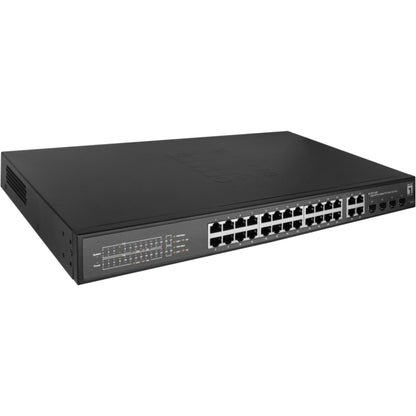 LevelOne GES-2128P Hilbert 28-Port Gigabit PoE Smart Switch