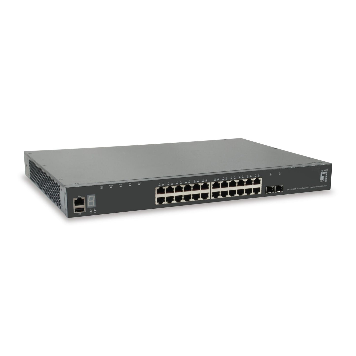 LevelOne GTL-2891 KILBY 28-Port L3 Managed-Switch