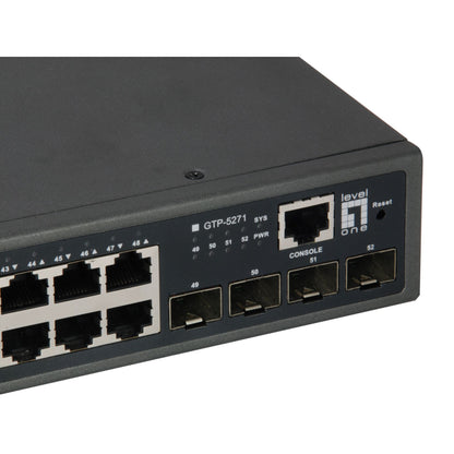 LevelOne GTP-5271 52-Port L3 Lite Managed Switch