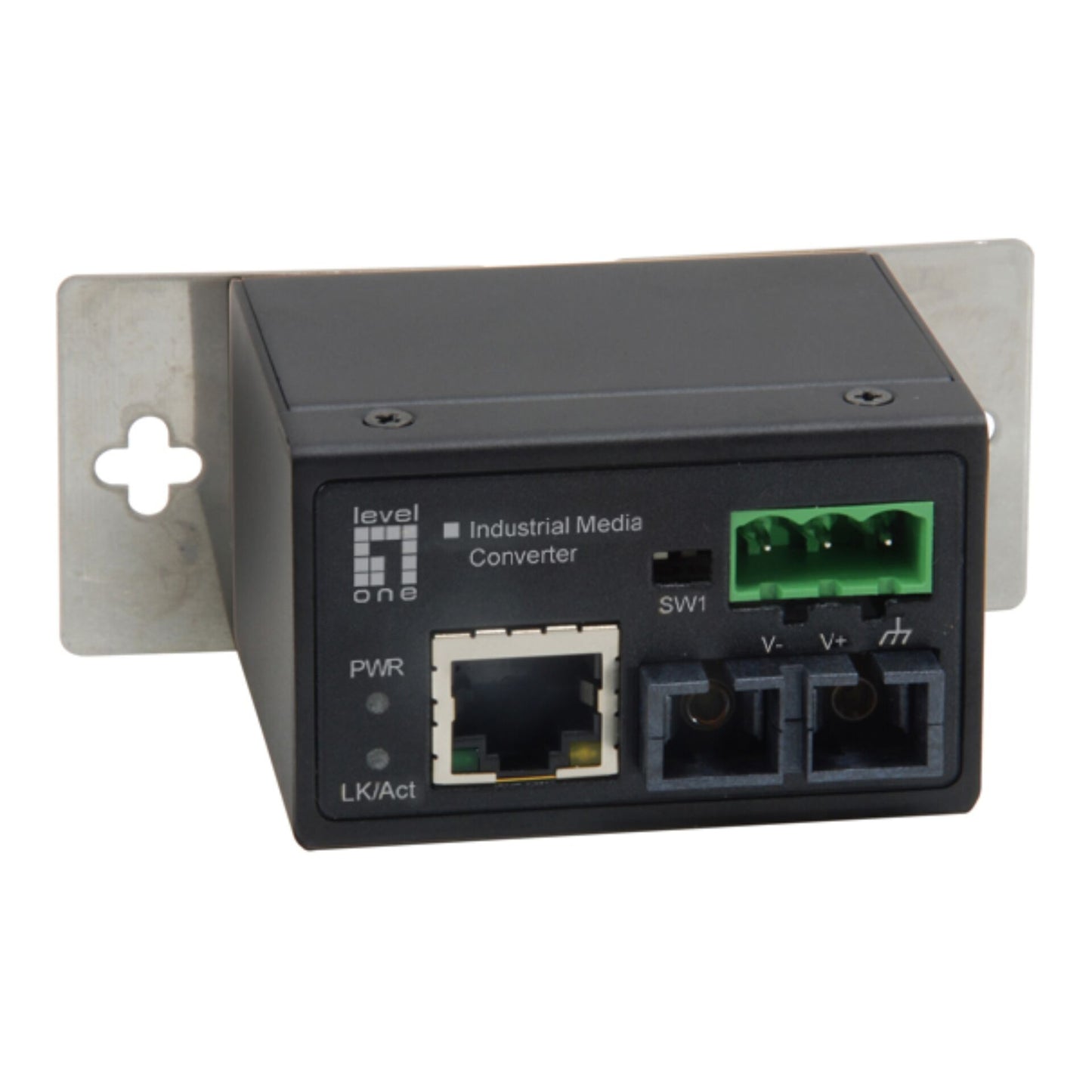 LevelOne IEC-4002 Industrial FE RJ45 ST Media Converter