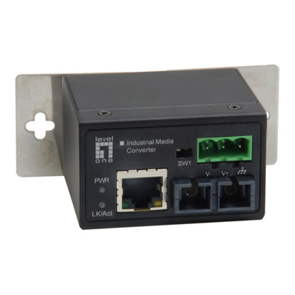 LevelOne IEC-4002 Industrial FE RJ45 ST Media Converter