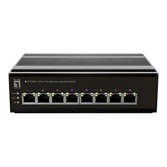 LevelOne IFS-0801 Industrial 8 Port Fast Ethernet Switch