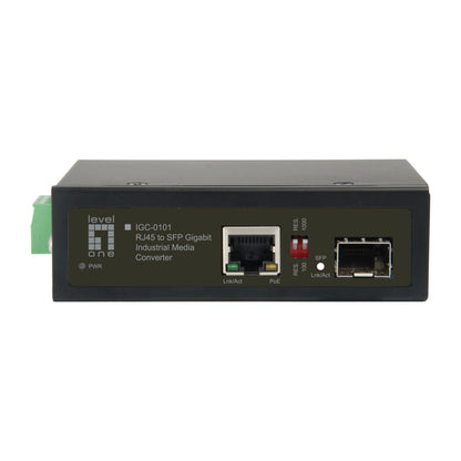 LevelOne IGC-0101 Industrial Gigabit RJ45 SFP Media Converter