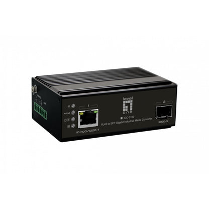 LevelOne IGC-0102 Industrial Gigabit RJ45 SFP Media Converter