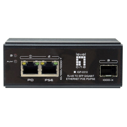 LevelOne IGP-0310 Industrial 3-Port Gigabit PoE Switch