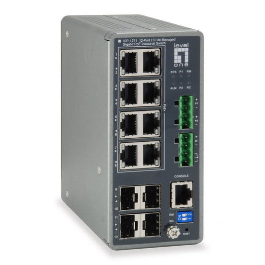 LevelOne IGP-1271 TURING 12-Port L3 Lite Gigabit Switch