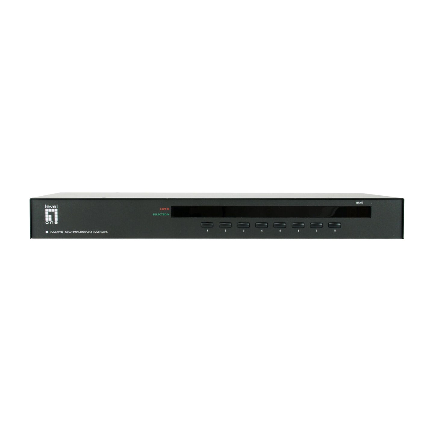 LevelOne KVM-3208 8 Port PS/2-USB VGA KVM