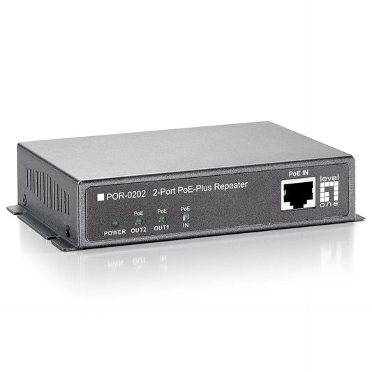 LevelOne POR-0202 2-Port PoE-Repeater