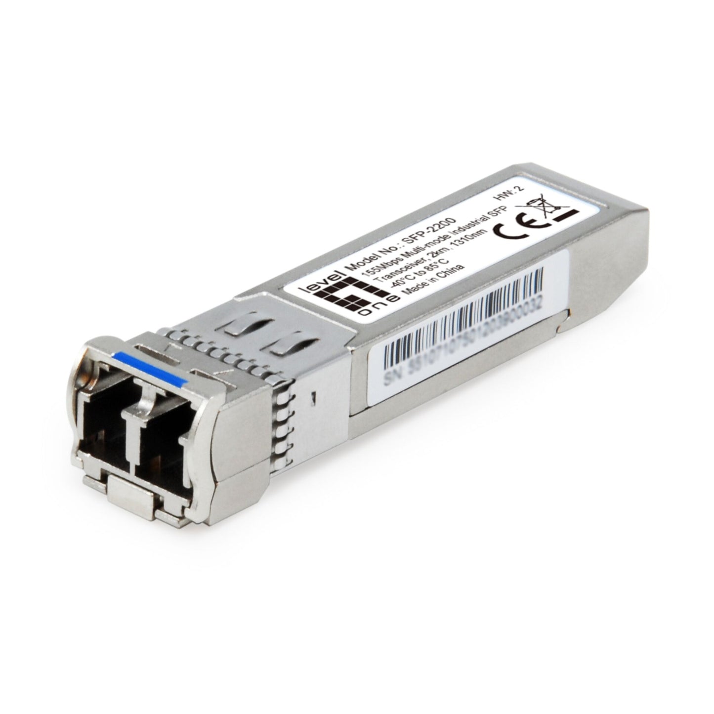 LevelOne SFP-2200 Industrial 155Mbps MM Transceiver