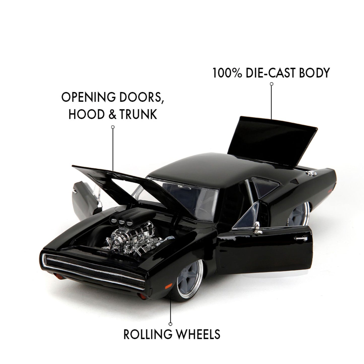 Jada Fast & Furious 1970 Dodge Charger (F10) 1:24     253203091