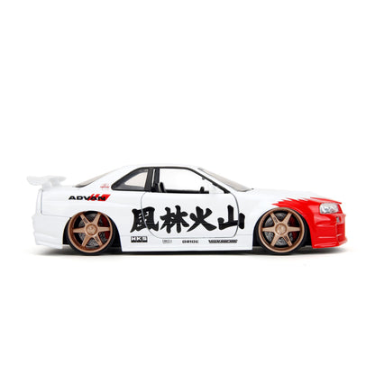 Jada Street Fighter Ryu 1:24 Nissan Skyline GTR     253255071