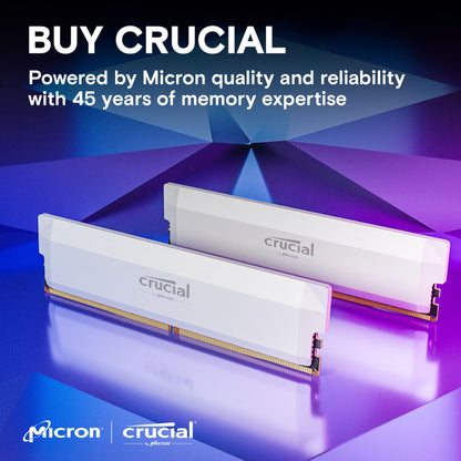 Crucial Pro DDR5-6000 white 16GB UDIMM CL36 (16Gbit) Overclocking