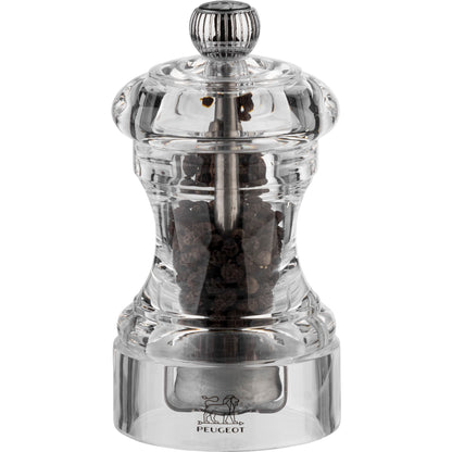 Peugeot Bistro pepper mill 10cm acryl transparent