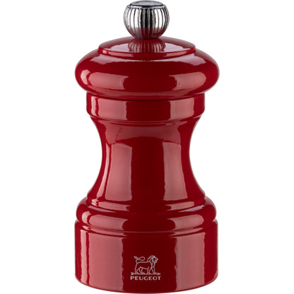Peugeot Bistro salt mill 10 cm passion red lacquered wood